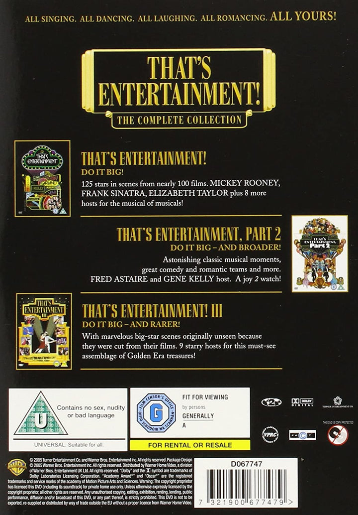 That's Entertainment: The Complete Collection [2007] [2005] - [DVD]