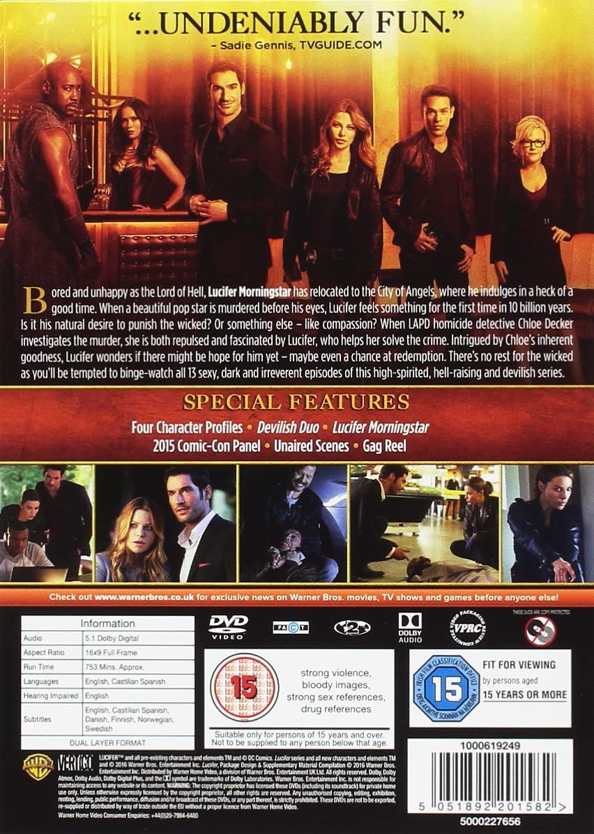 Lucifer - Season 1 - Mystery [DVD]