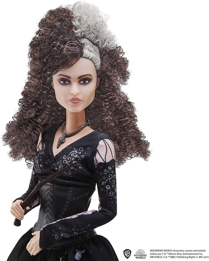 Harry Potter Bellatrix Lestrange Doll - Collectible Doll With Signature Black Dr