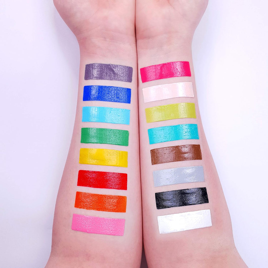 Face Paint Stick Body Crayon for the Face & Body by Moon Creations - Turquoise - Face Paint Makeup for Adults, Kids - 3.5g