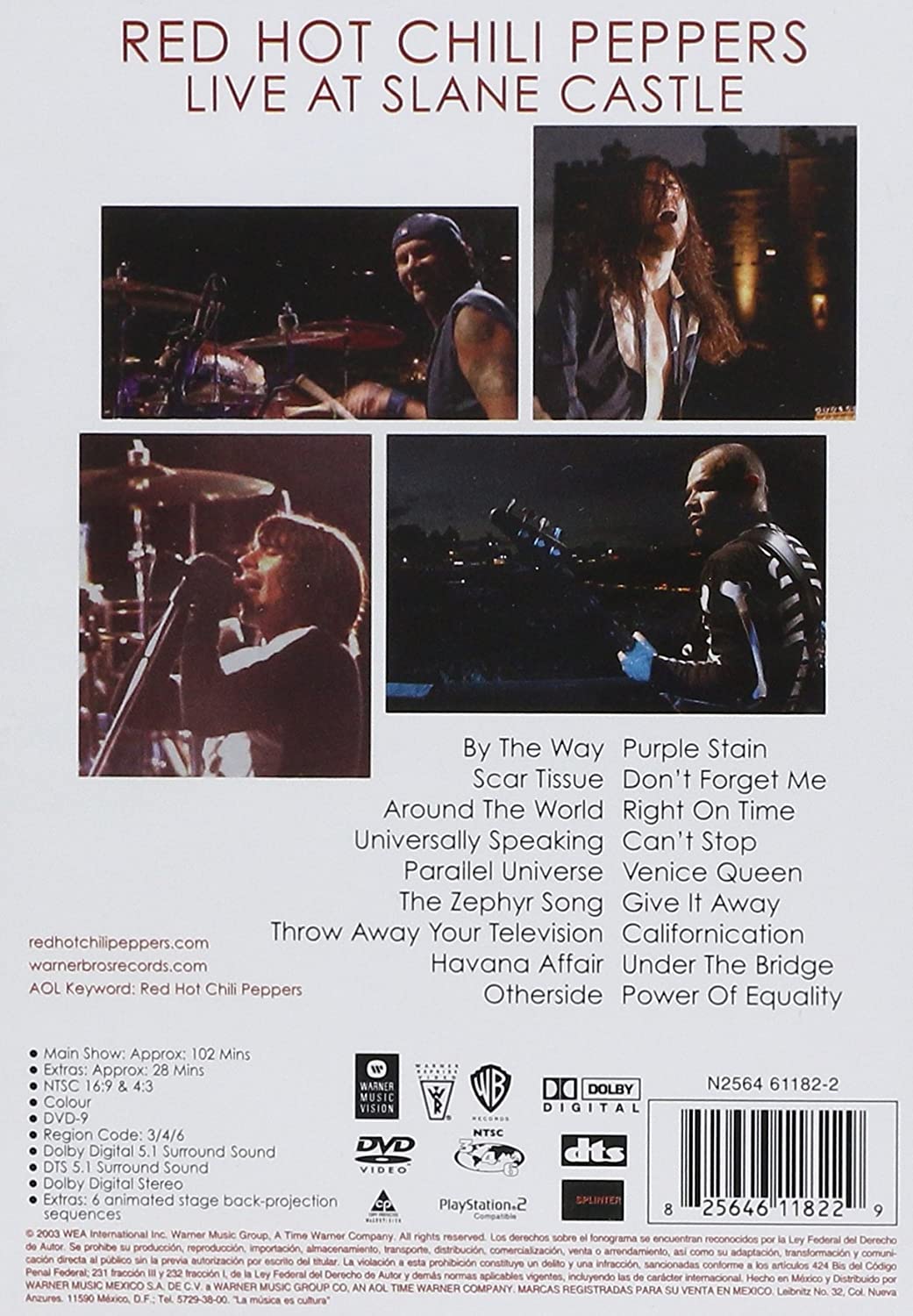 Red Hot Chili Pepper: Live at Slane Castle [2003] - [DVD]