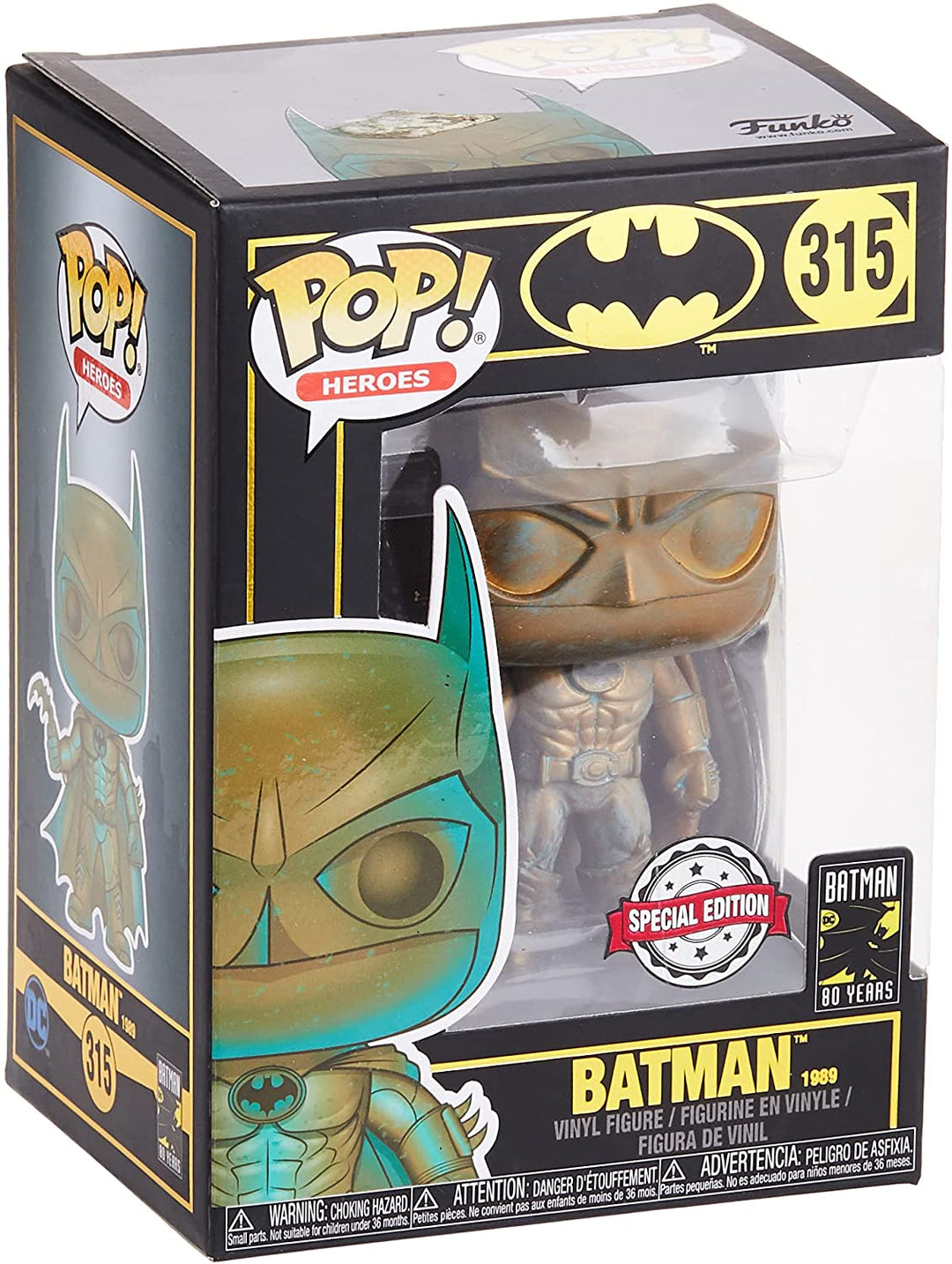 Batman 80 Ans Batman 1989 Exclu Funko 46378 Pop! Vinyle #315