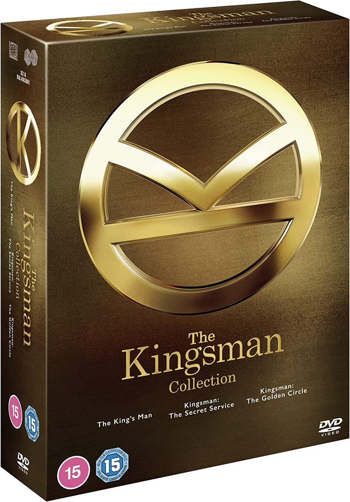 The Kingsman 1-3 Trilogy Box Set [DVD]