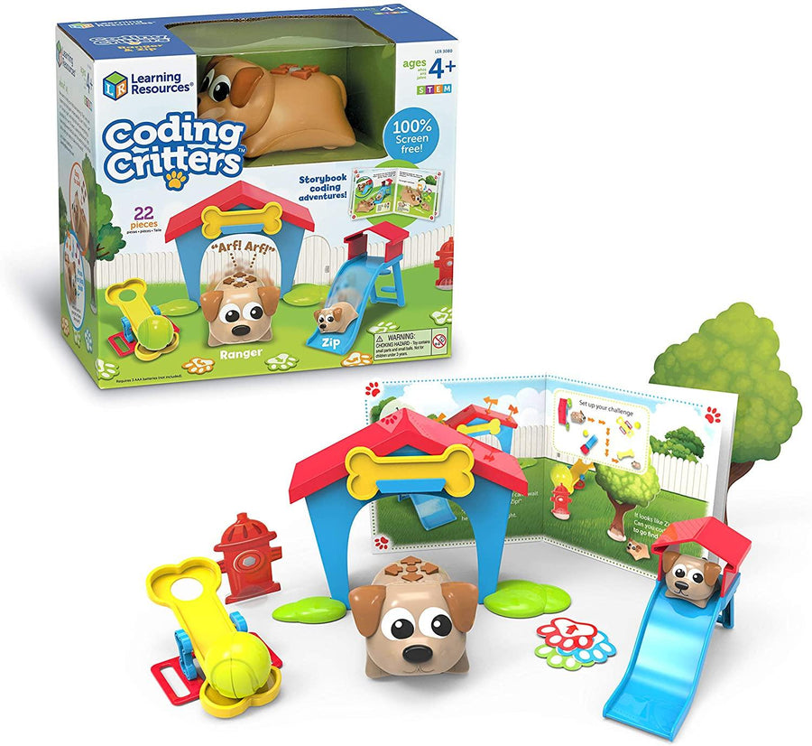 Learning Resources LER3080 Coding Critters Ranger & Zip - Yachew