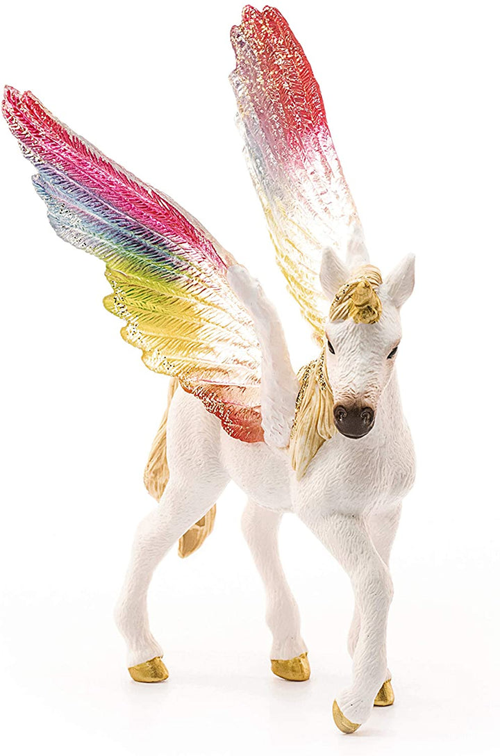 Schleich 70577 Gevleugelde regenboog eenhoorn veulen figuur