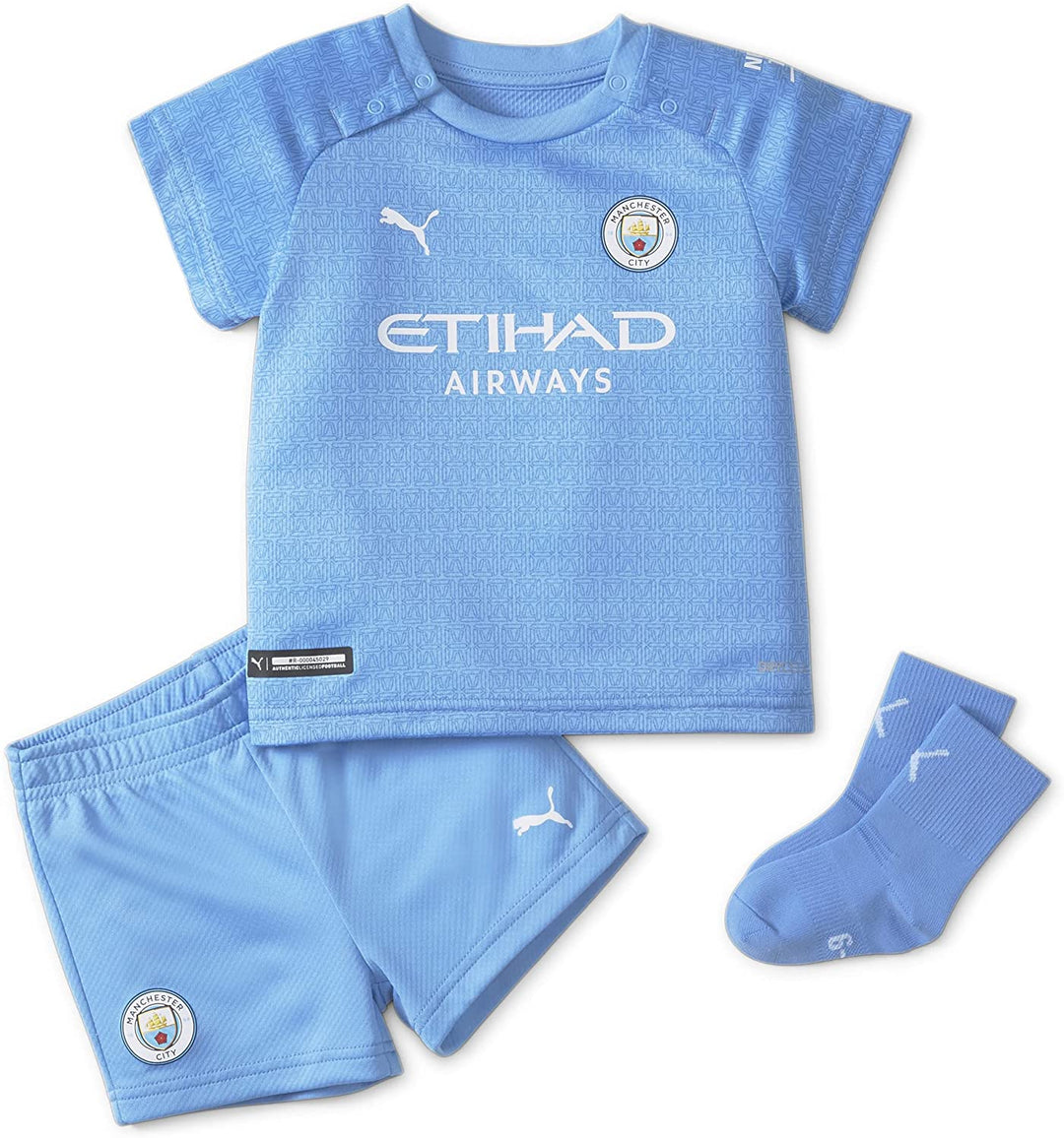 PUMA MCFC Home BABYKit with Sponsor Logo with Socks with Hanger