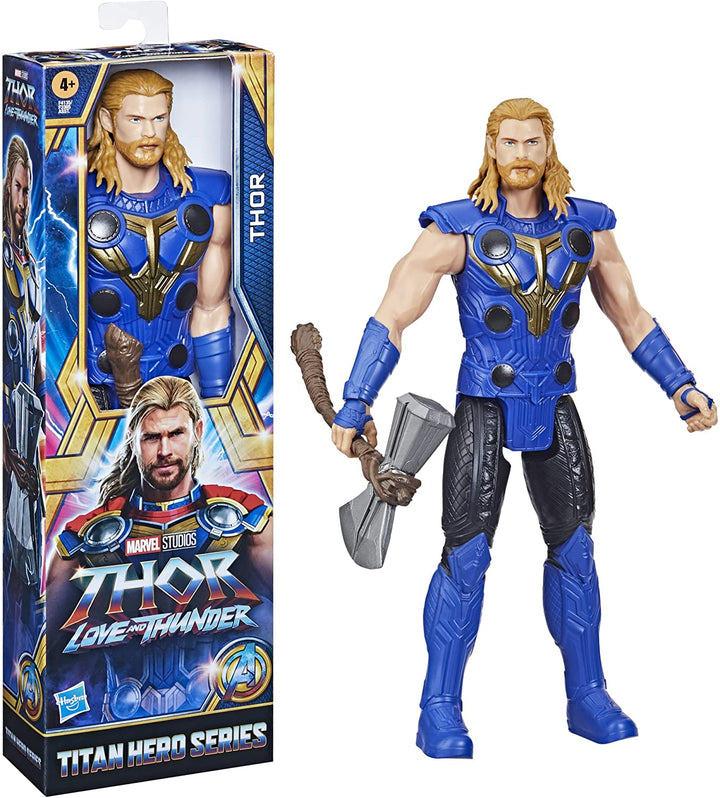 Hasbro Marvel Avengers Titan Hero Series Thor Toy, 30-cm-scale Thor: Love and Th