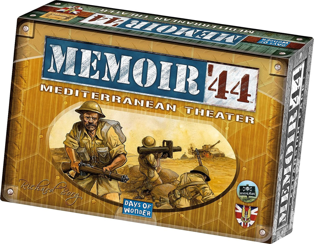 Days of Wonder | Memoir '44 Mediterranean Theatre Expansion | Board Game | Ages 8+ | 2 Players