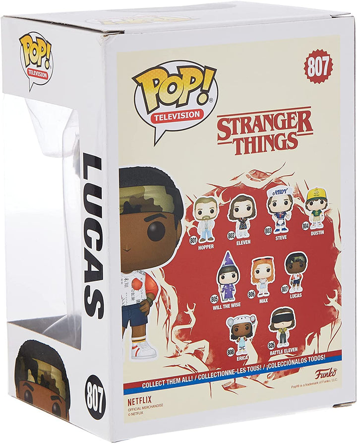 Stranger Things Lucas Funko 38530 Pop! VInyl #807