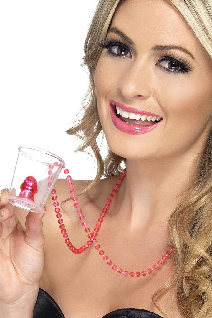 Smiffys Hen Night Willy Shot Glass Necklace - One Size (26730)