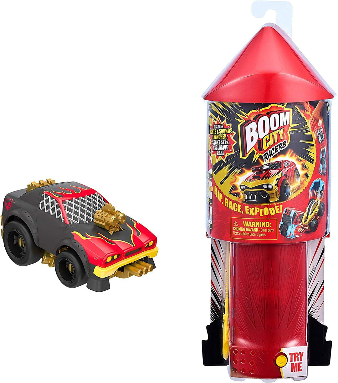 Boom City Racers Starter Pack Rip Race Explode Collactable Toy Car Game - Yachew