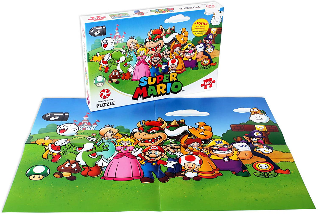 Mario and Friends 500 Piece Jigsaw Puzzle