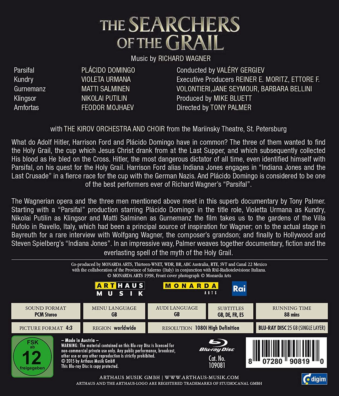 The Searchers Of The Grail [2015] [Blu-ray]