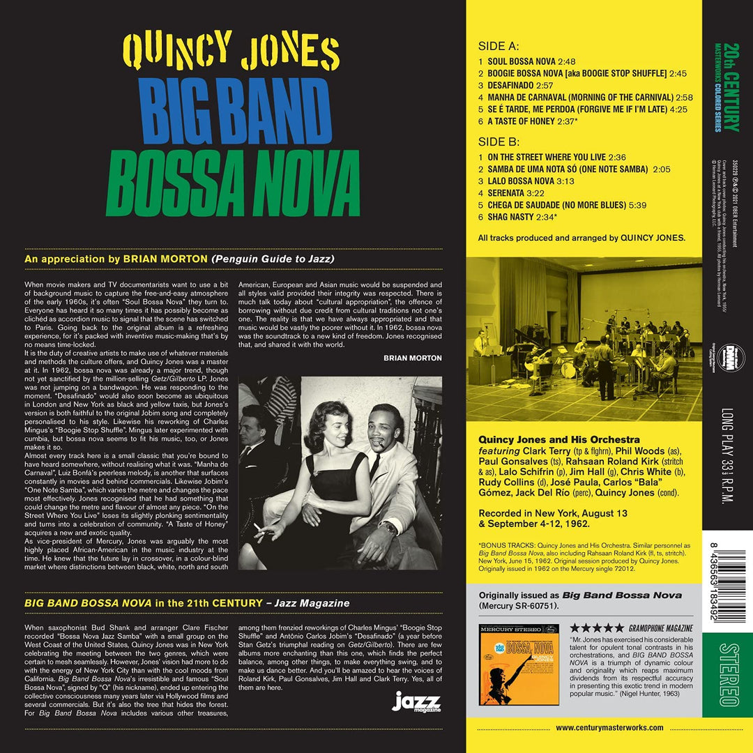 Quincy Jones  - Big Band Bossa Nova [VInyl]