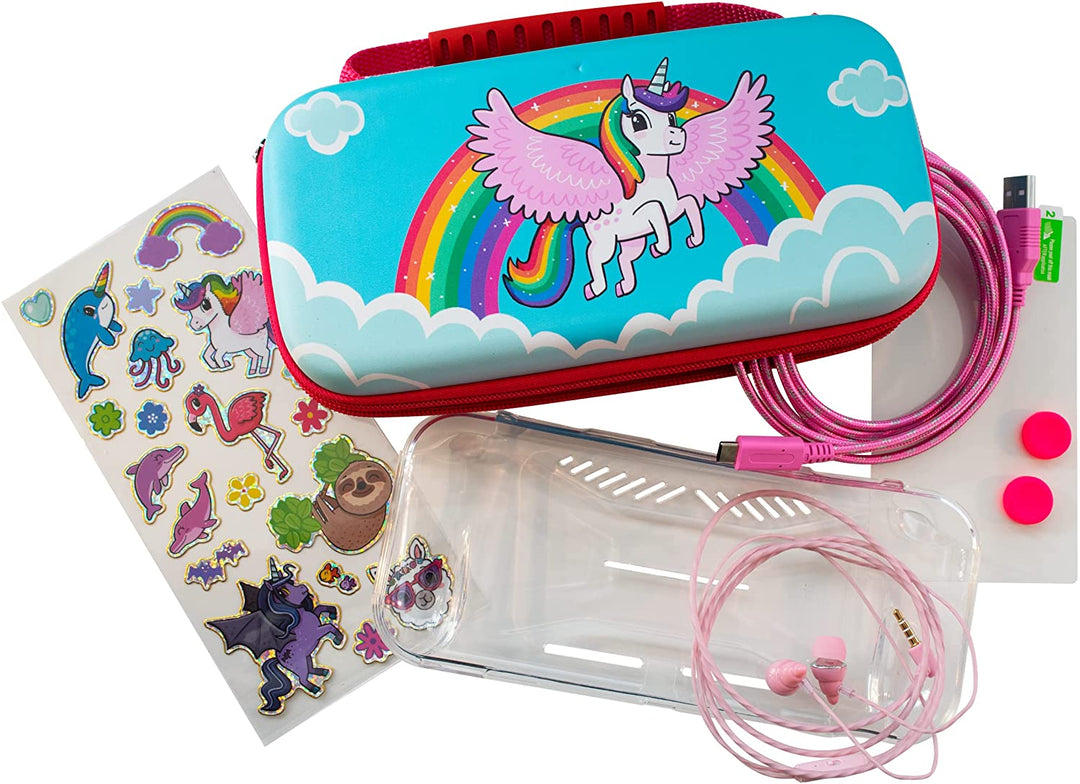 iMP Over the Rainbow Unicorn 7-in-1 Protector Kit (Nintendo Switch)