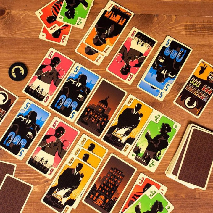 District Noir Card Game | Crime Themed Bluffing and Set Collection Strategy Game | Fun Family Game for Kids and Adults