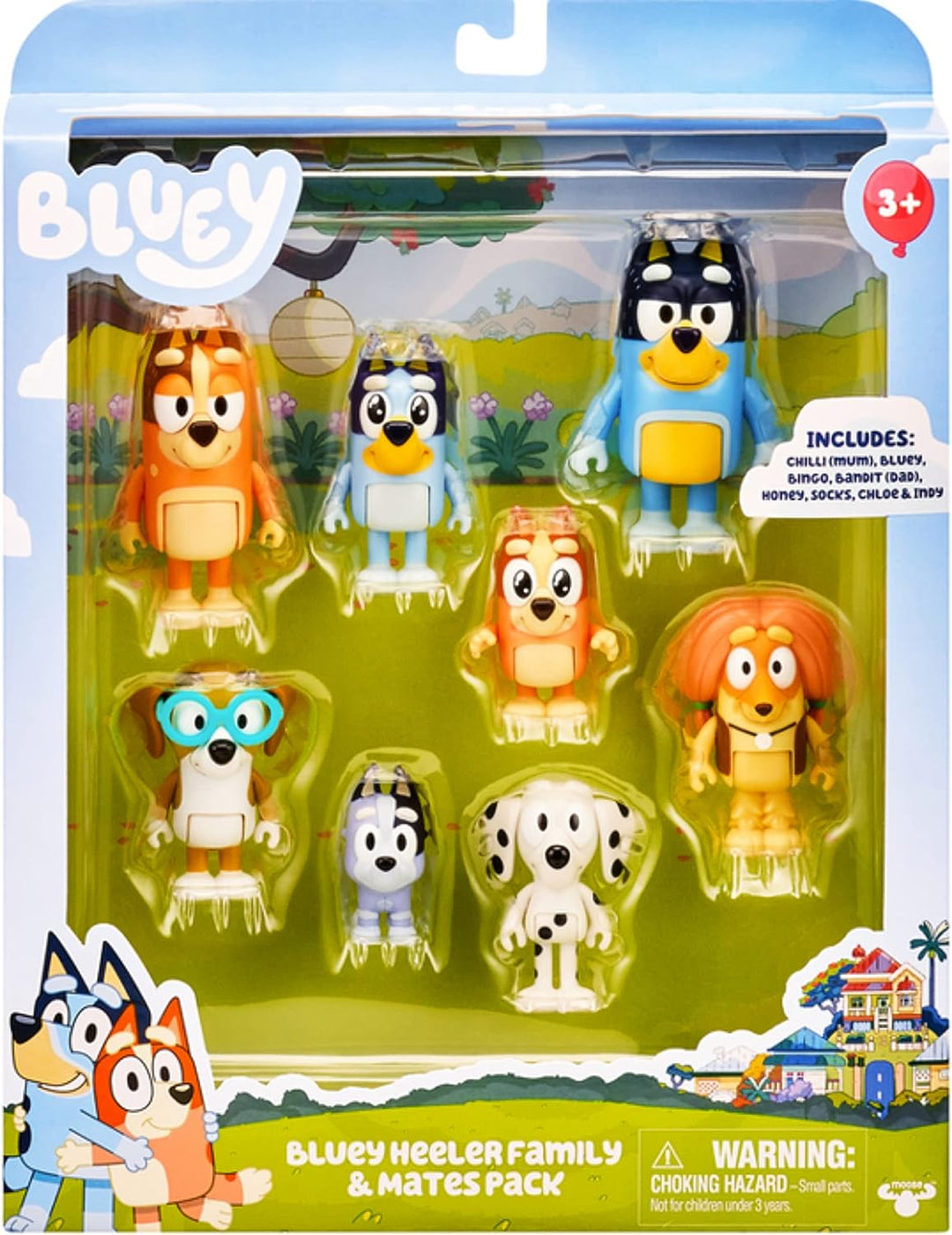 Bluey Family and Friends 8-Figure Pack