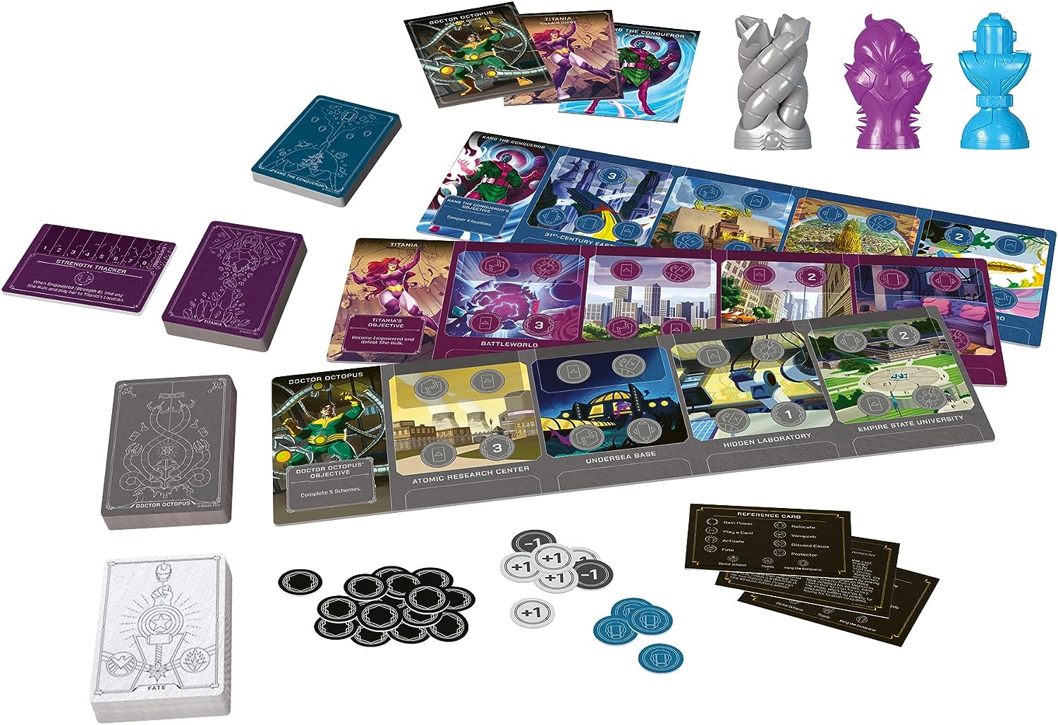 Ravensburger Marvel Villainous Twisted Ambitions Strategy Board Game 8