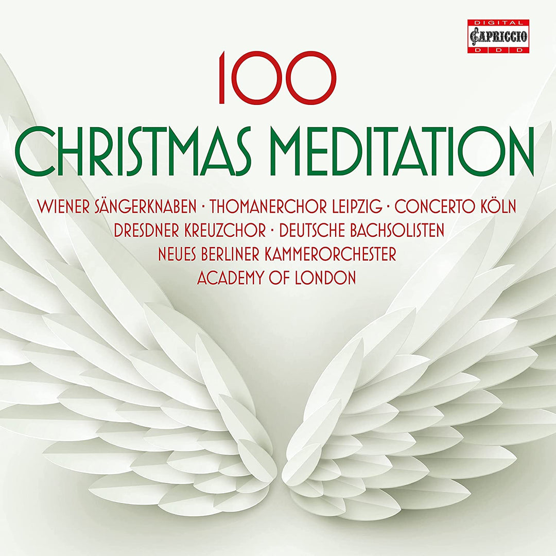 Wiener Sängerknaben - 100 Christmas Meditation [Various] [Capriccio: C7371] [Audio CD]