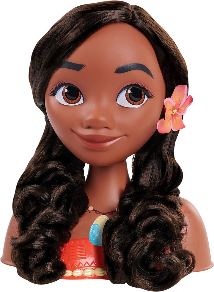 Disney Princess Moana Styling Head with Flower Crown & Accessories