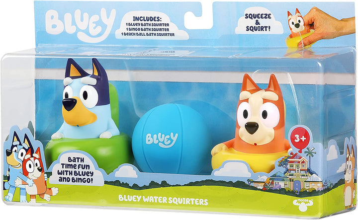 Bluey 13063 Bath Squirters 3-Pack