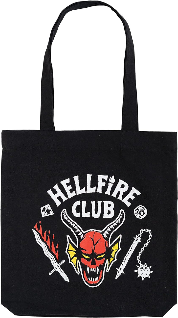 Grupo Erik Stranger Things Hellfire Club Cotton Tote Bag - Cotton Shopping Bag