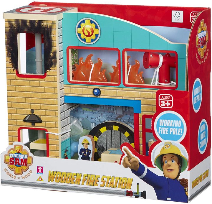 Fireman Sam 07325 Wooden Fire Station