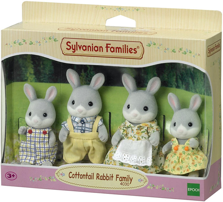 Sylvanian Families Familia de conejos de rabo blanco