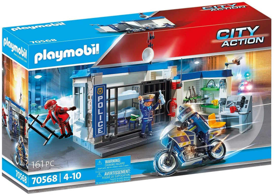 Playmobil 70568 City Action Police Prison Escape, para niños de 4 a 10 años