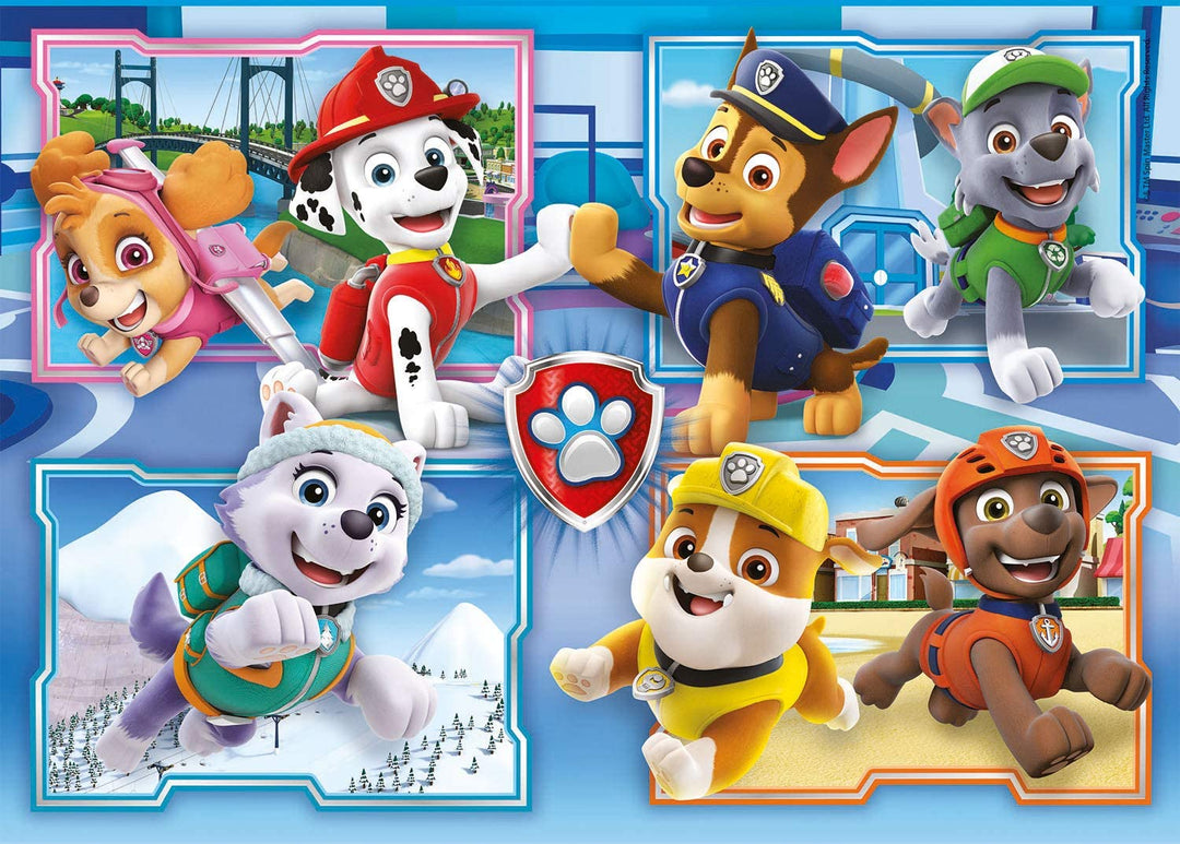 Clementoni 21617, Paw Patrol Puzzle for Children, 2 x 60 pieces, Ages 5 Years Plus