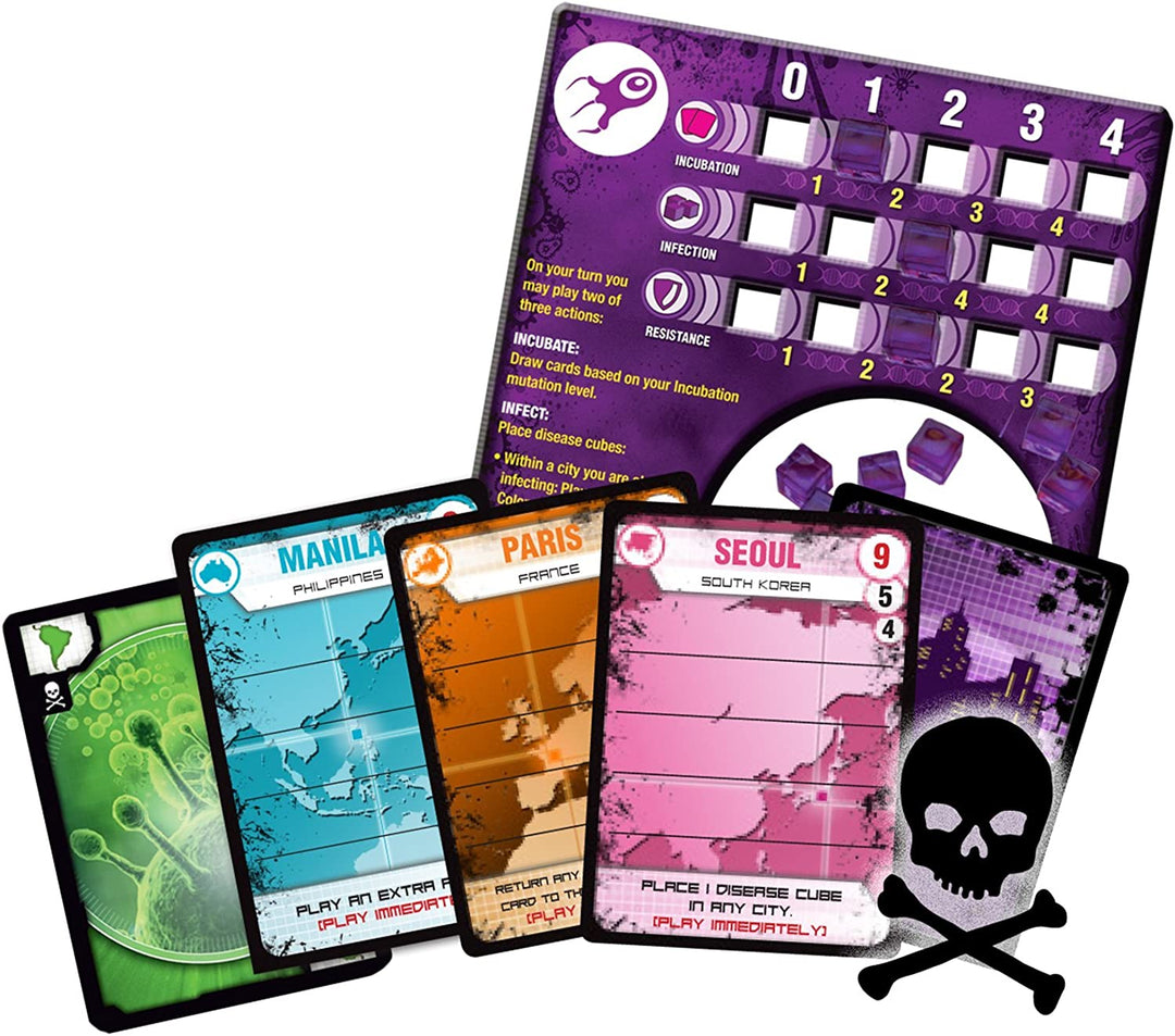 Z-Man Games | Pandemic Contagion | Board Game | Ages 14+ | For 2 to 4 Players