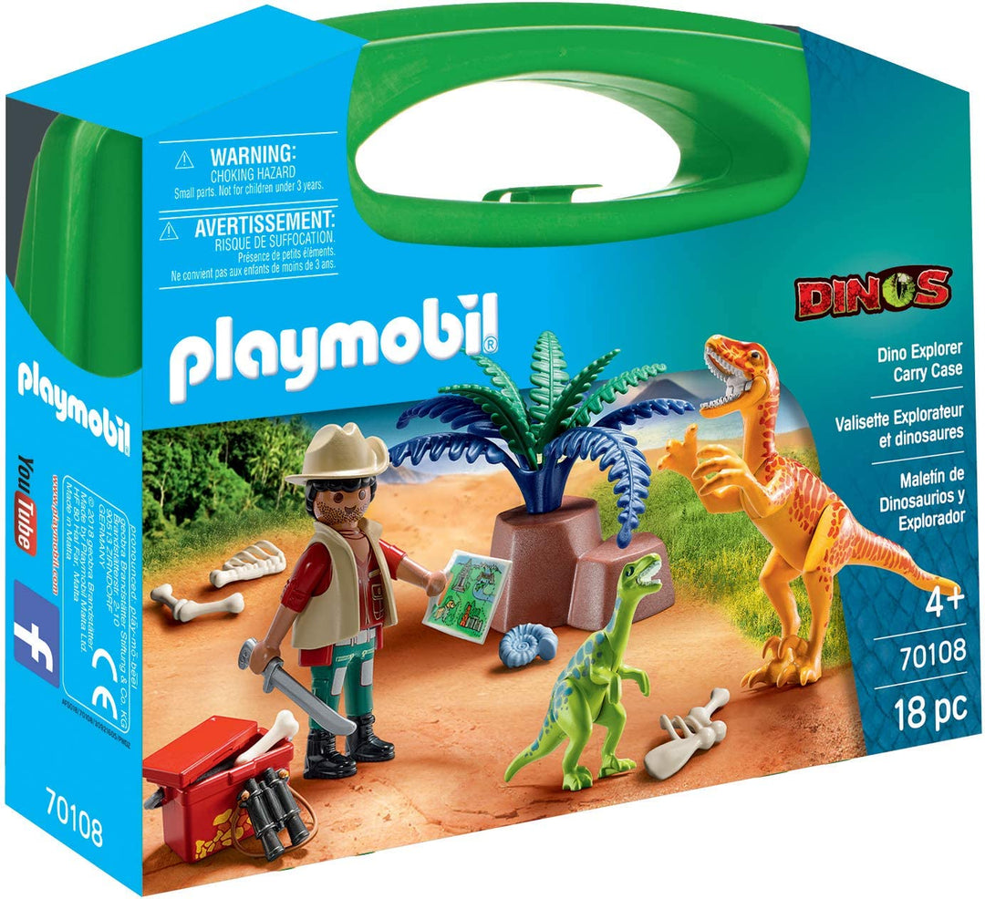 Playmobil 70108 Dinosaur Explorer Carry Case