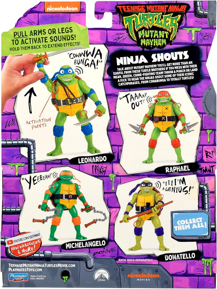 Teenage Mutant Ninja Turtles Mutant Mayhem - Ninja Shouts Figure Raphael