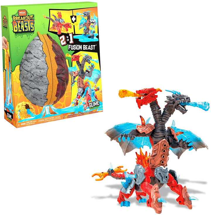 Mega Construx Breakout Beasts 2-in-1 Fusion Beast