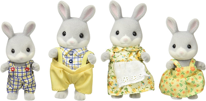 Sylvanian Families Familia de conejos de rabo blanco