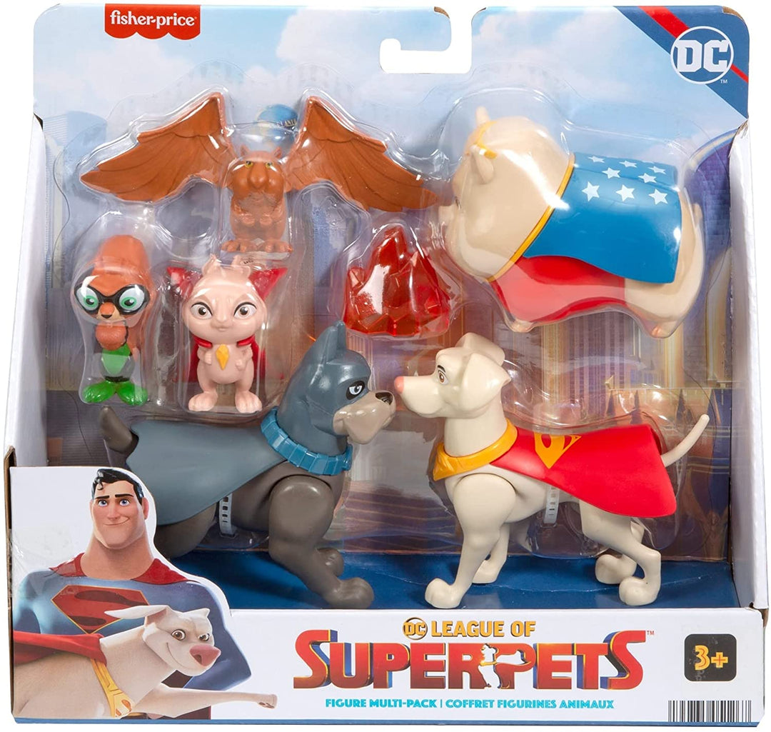 Fisher-Price DC League of Super-Pets Figure Multi-Pack