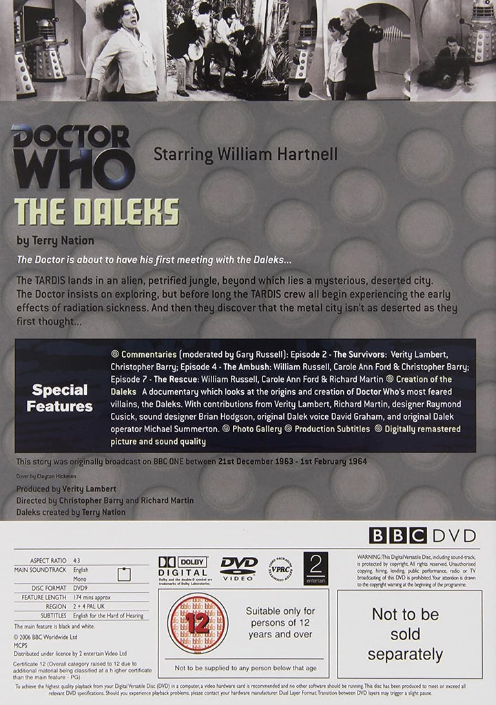 Doctor Who - The Beginning: An Unearthly Child / The Daleks / The Edge of Destruction - [DVD]