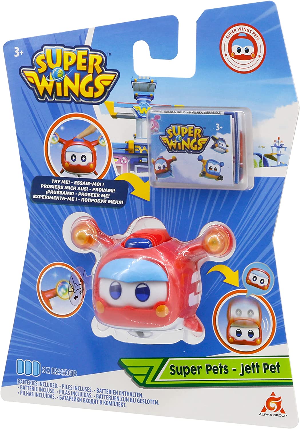 Super Wings EU750411 Super Pet Jett, Red