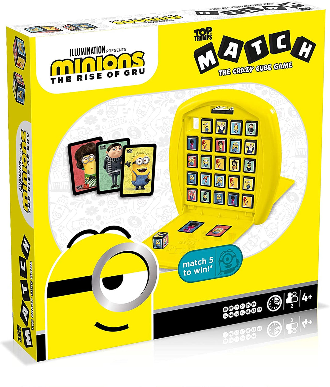 Top Trumps Minions Rise Of Gru Match Board Game