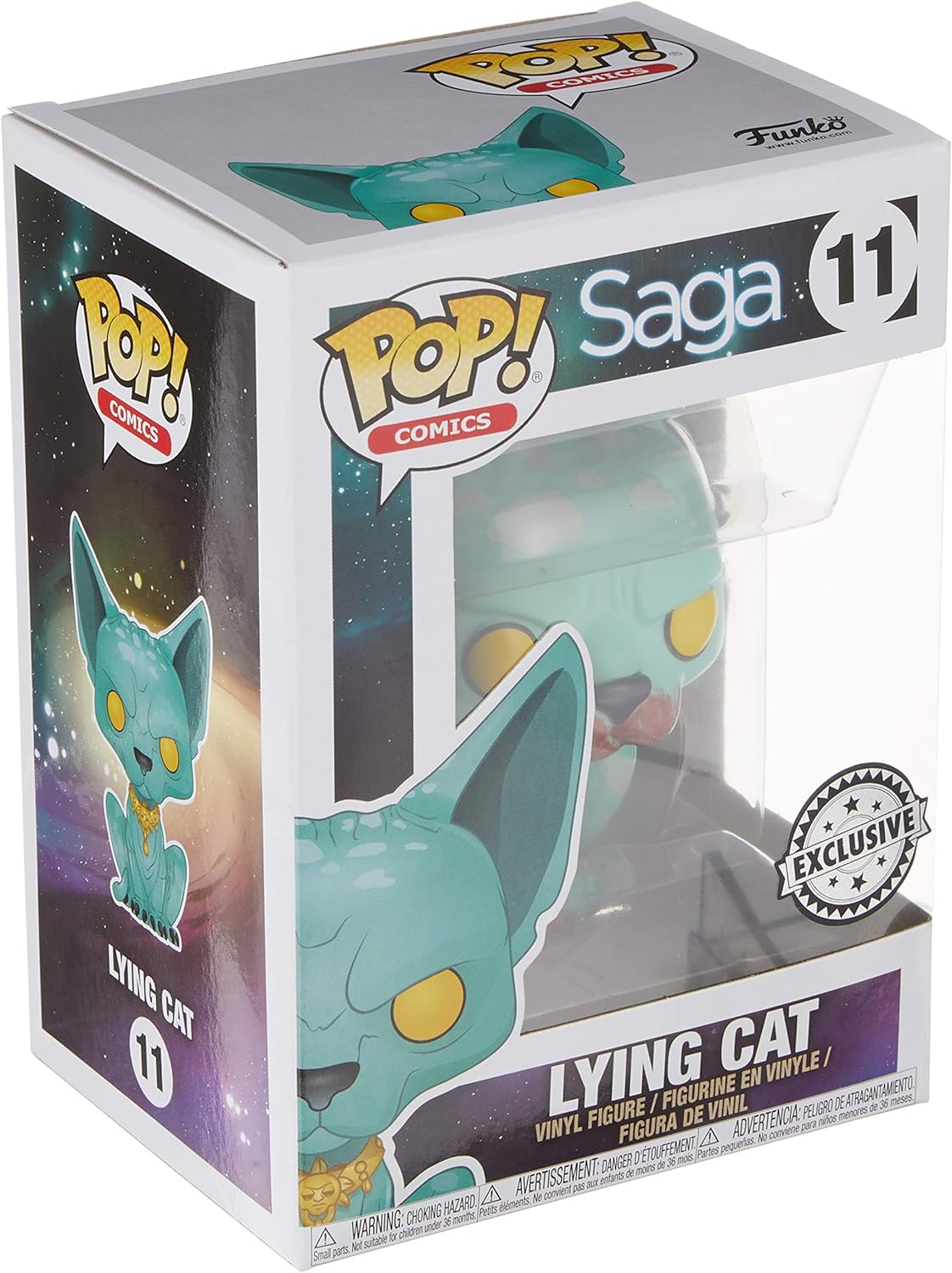 Funko Pop! Vinyl: Saga - Lying Cat (Battle Damaged) Figure (28891)