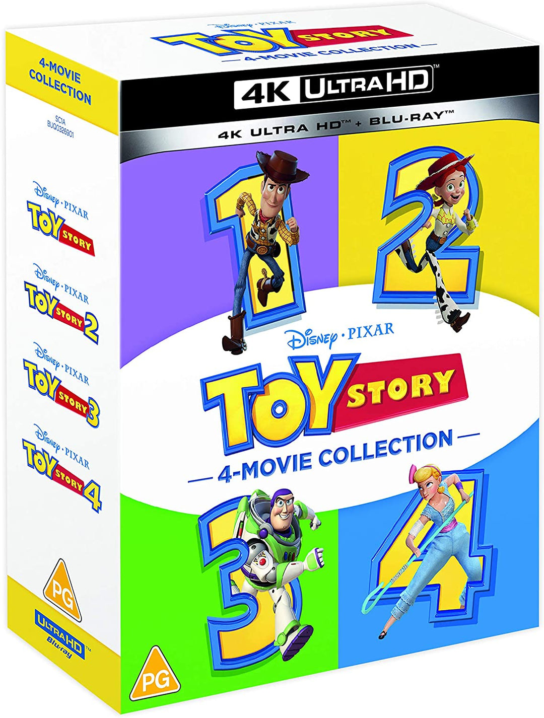 Disney and Pixar's Toy Story 1-4 UHD Collection - [Blu-ray]