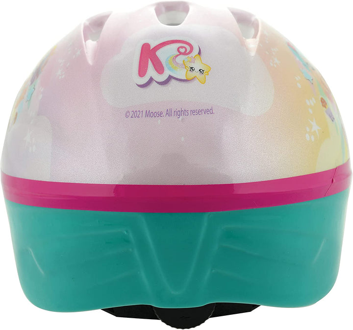 MV Sports Girls' Kindi Kids Safety Helmet, Multicoloured, 46-54cm