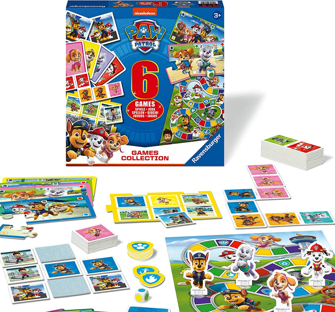 Ravensburger 20852 Paw Patrol 6 in 1 Games