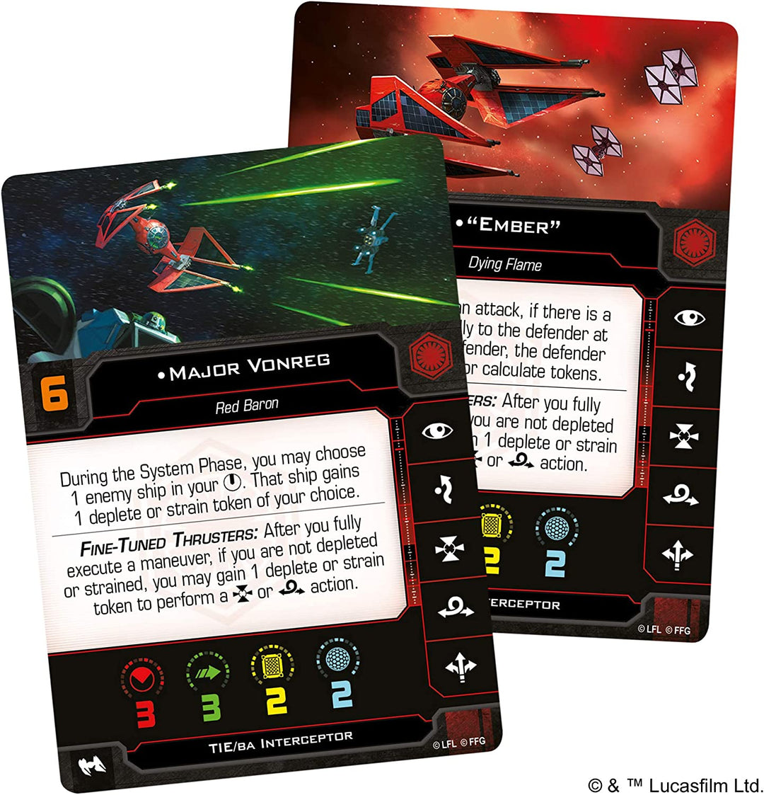 Star Wars: X-Wing - Major Vonreg's TIE Expansion Pack