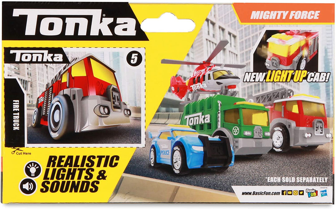 Tonka 6001 Mighty Force Lights and Sounds-Fire Truck