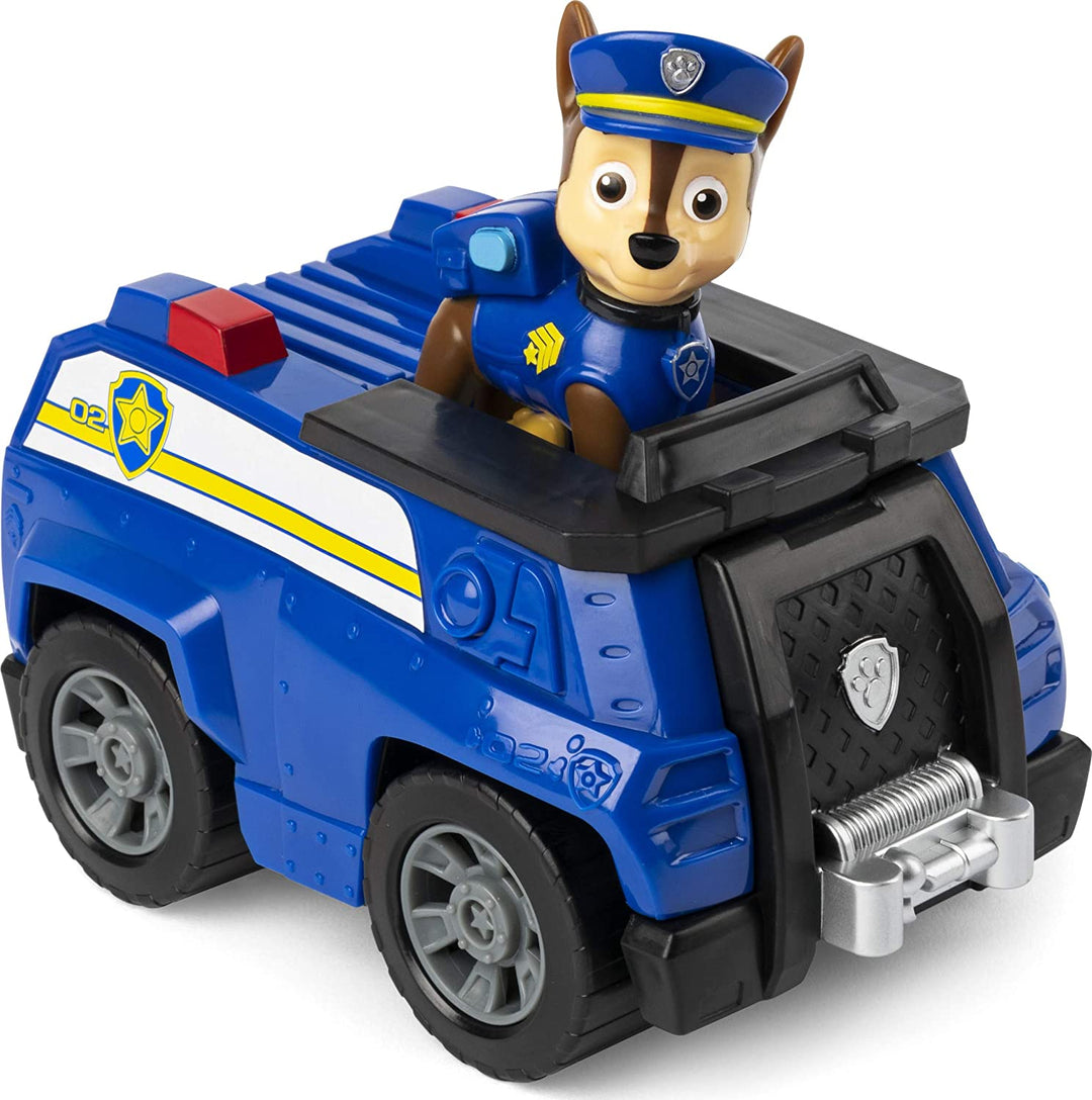 PAW Patrol 6054118 Chase’s Patrol Cruiser Vehicle with Collectible Figure