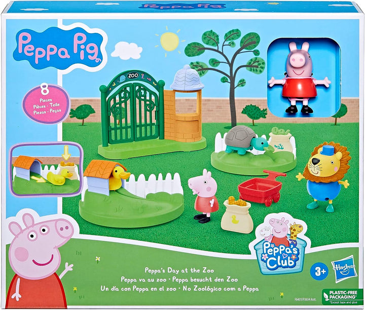 Peppa Pig Toys Peppa's Day at the Zoo Playset Toy for Preschoolers