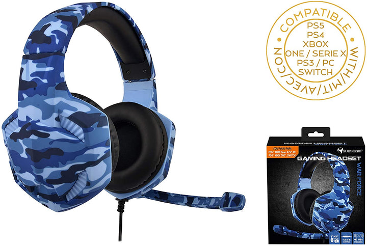 Subsonic - Gaming headset War Force for PS4 / Xbox one/ PC / Switch