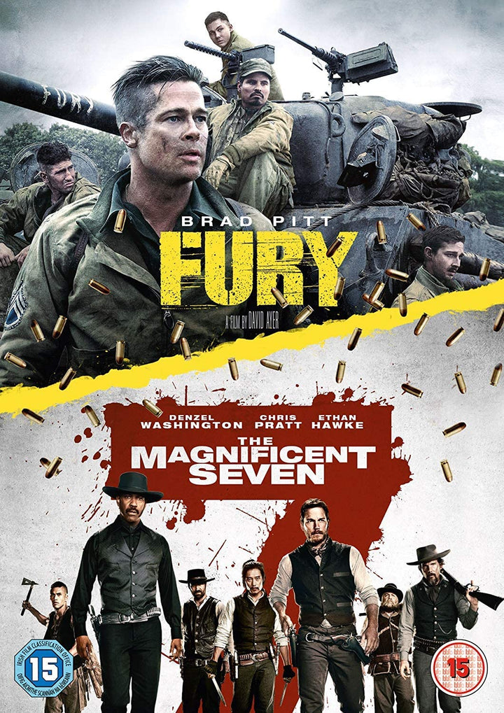 Fury/The Magnificent Seven - War/Action [DVD]