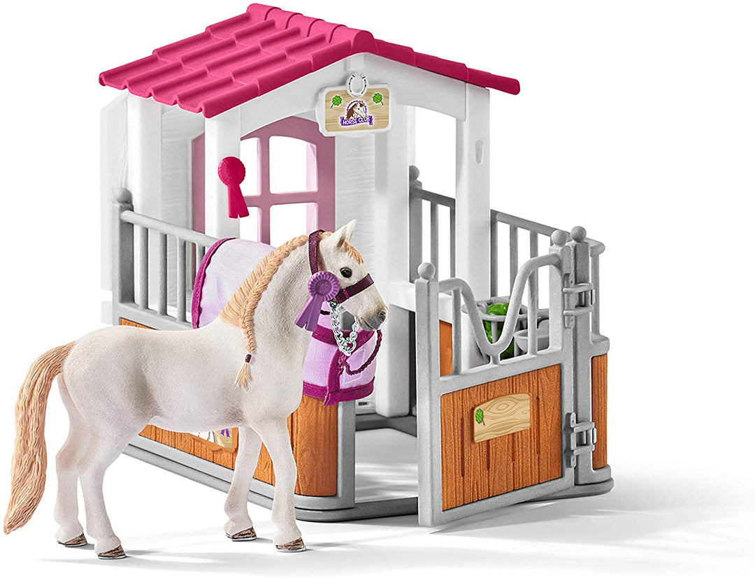 Schleich 42368 Paardenbox met Lusitano Merriefigurenset